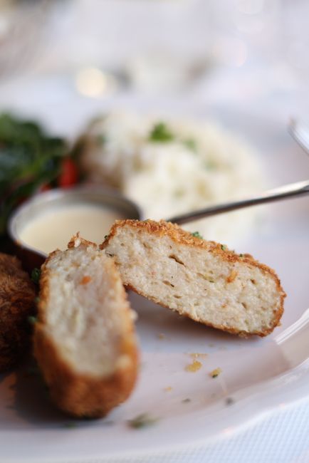 Crab Cakes cooked in air fryer