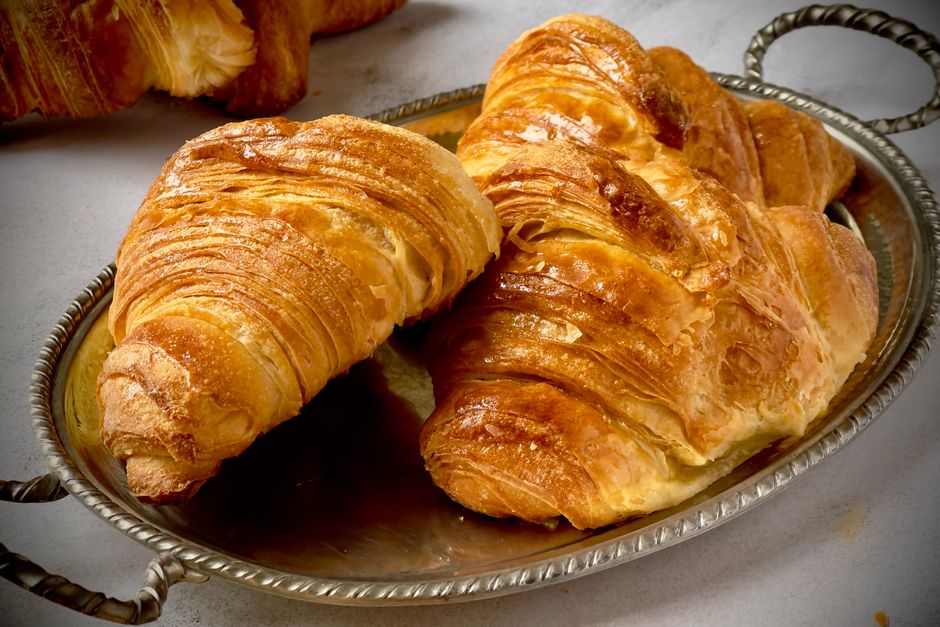 Croissants cooked in air fryer