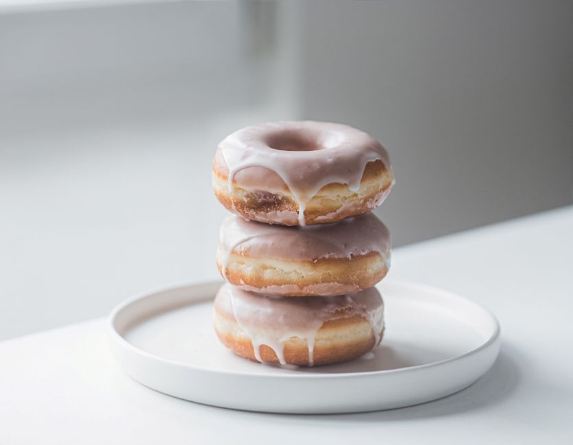 Donuts cooked in air fryer