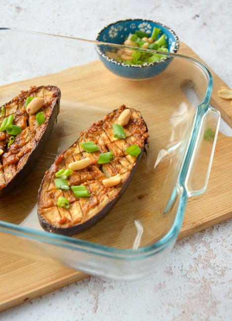 Eggplant Slices cooked in air fryer