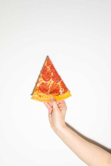 Frozen Pizza cooked in air fryer
