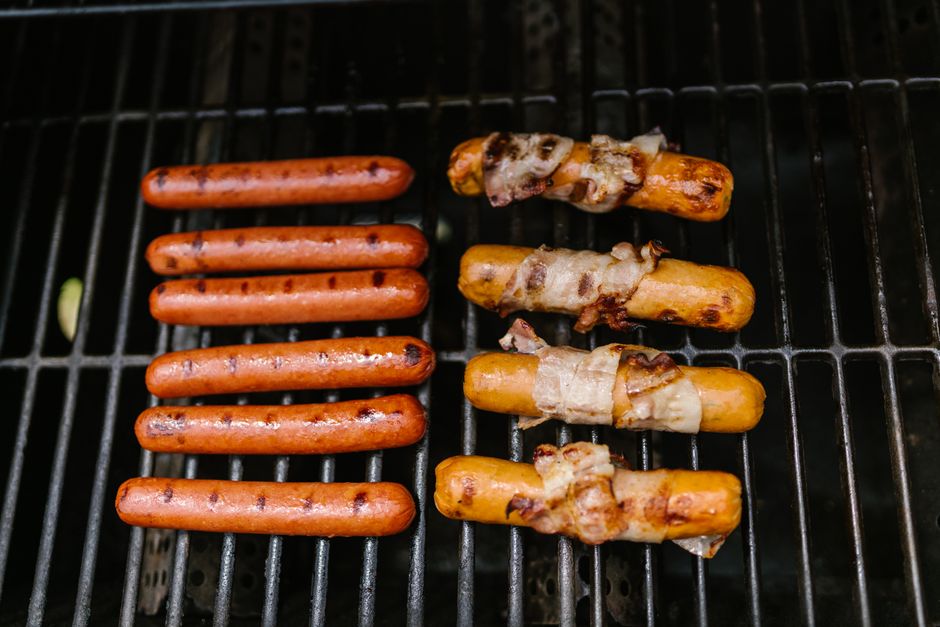 Hot Dogs cooked in air fryer