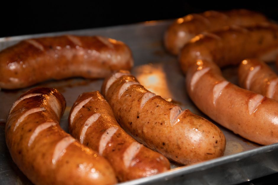Sausage (links) cooked in air fryer